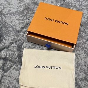 Louis Vuitton box and dust bag